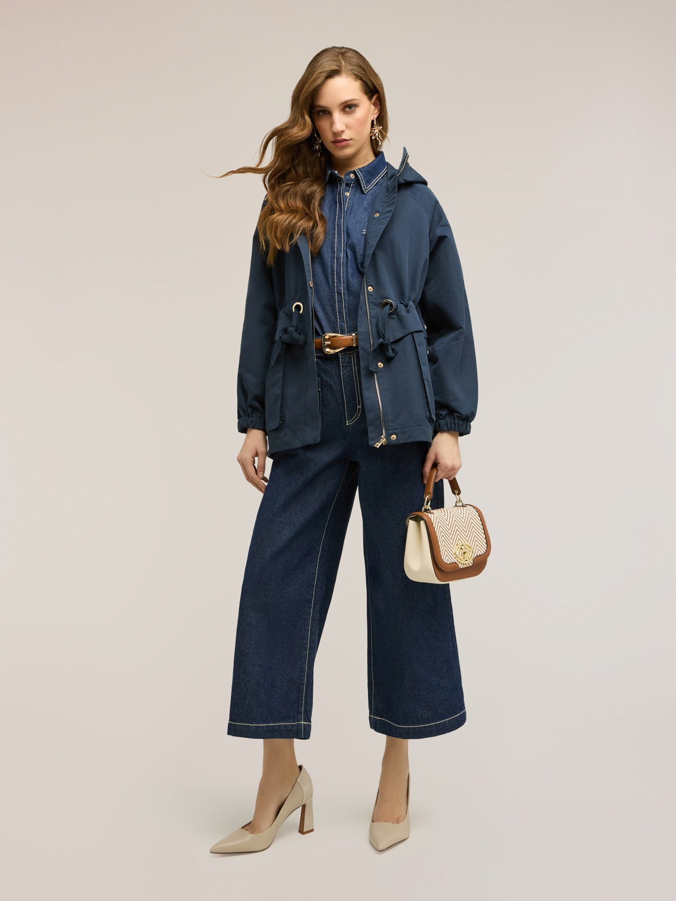 Parka misto cotone con cappuccio image number 2