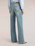 Jeans wide a vita alta washed image number 1