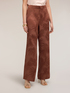 Pantaloni palazzo in raso jacquard image number 1