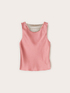 Top in raso con catenine sul retro image number 4