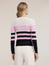 Maglia a righe in misto viscosa image number 1