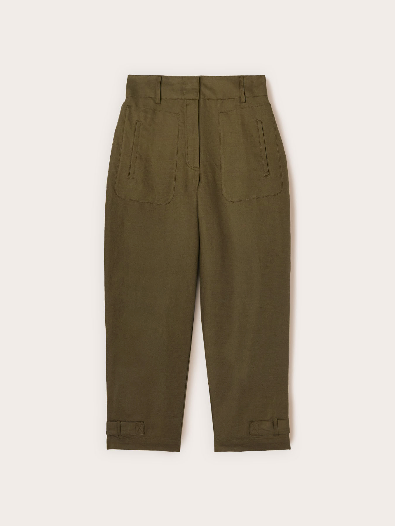 Pantaloni misto lino image number 4