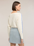 Maglia over con inserti traforati sulle maniche image number 1