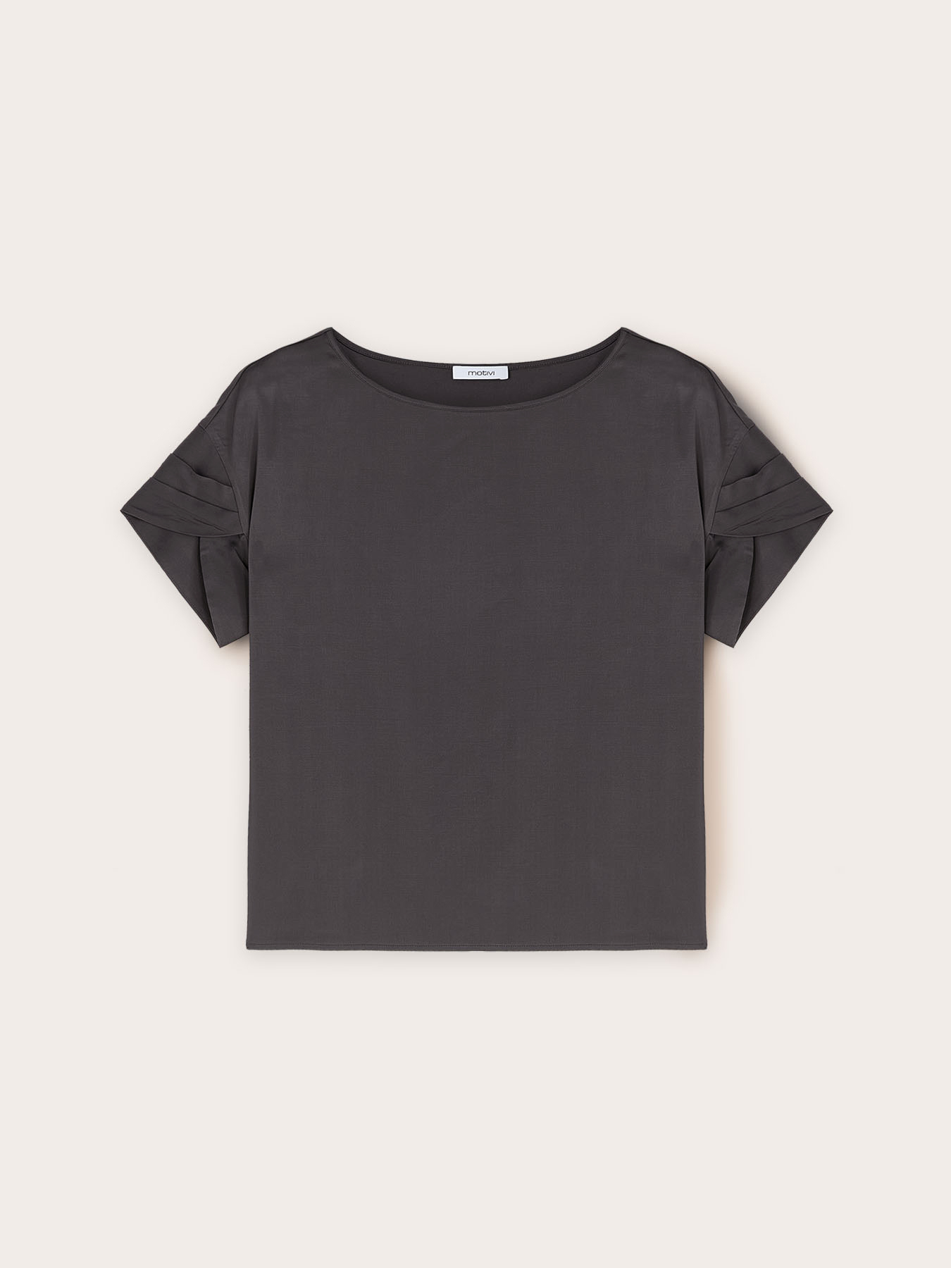 Blusa con maniche a petalo image number 5