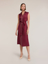 Vestito chemisier in twill con cintura image number 0