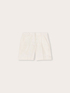 Shorts a vita alta in cotone image number 4