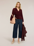 Blusa pliss&eacute; in georgette con scollo a V image number 2