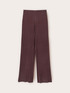 Pantaloni palazzo pliss&eacute; in maglia di viscosa lurex image number 4