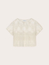Blusa in pizzo con ricami image number 4
