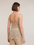 Top in maglia traforata in lurex image number 1