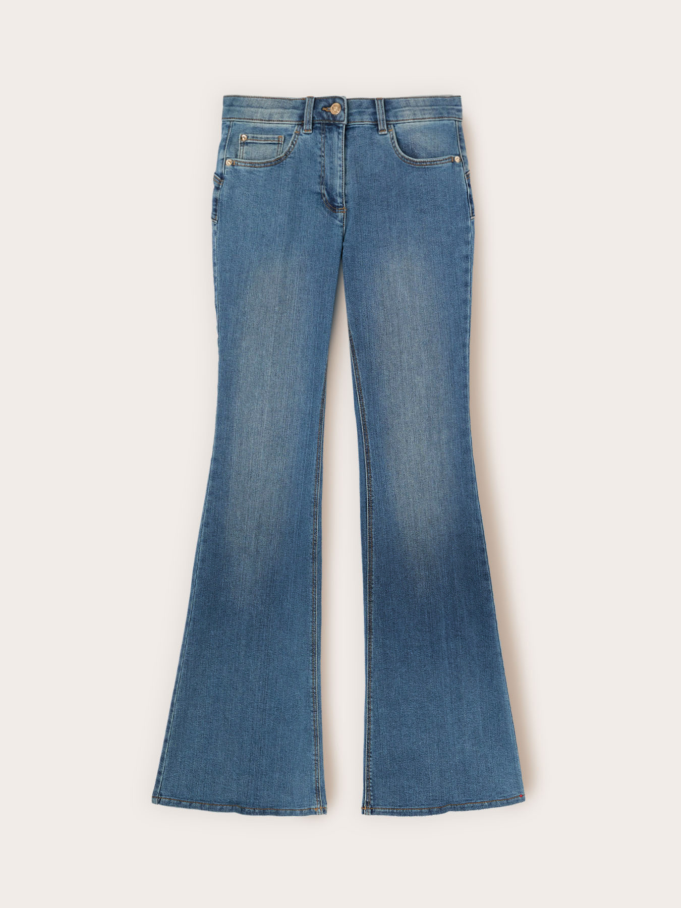 Jeans flare light blue image number 4
