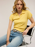 Polo in maglia misto viscosa image number 0