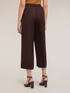 Pantaloni cropped in misto lino image number 1