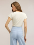 T-shirt con ricamo di paillettes image number 1