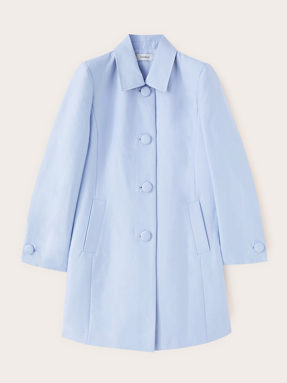 Cappotto in raso di cotone