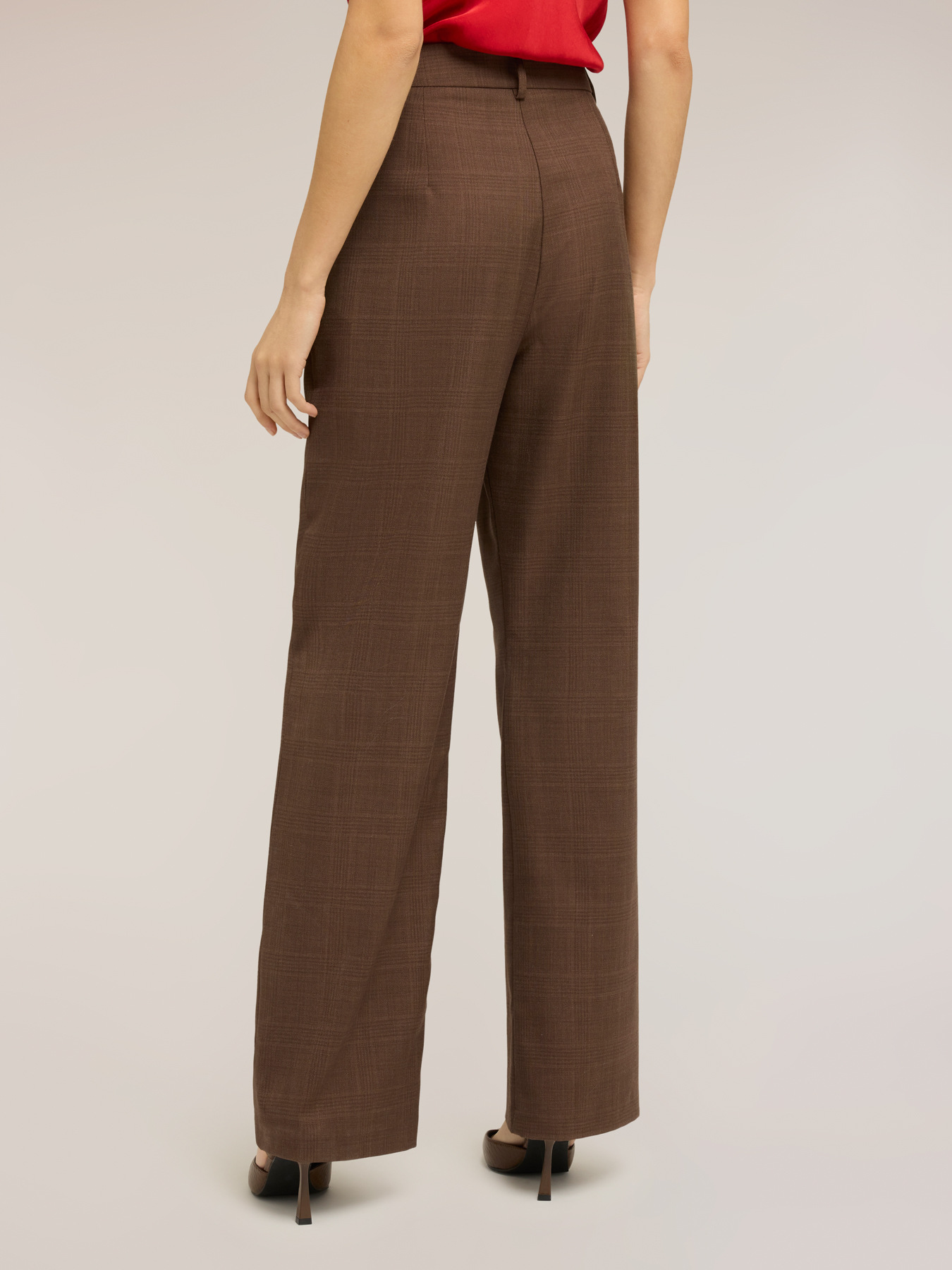 Pantaloni palazzo in poliviscosa check image number 1
