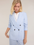 Blazer doppiopetto in lino image number 2