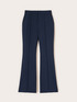 Pantaloni bootleg in poliviscosa image number 3