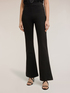 Pantaloni flare in punto milano image number 2