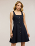 Vestito chemisier in denim image number 0