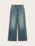 Jeans palazzo con piega stirata image number 4