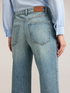 Jeans wide a vita alta washed image number 3