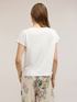 T-shirt in jersey con ricami sangallo image number 1