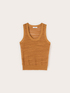 Top in maglia con bordi in paillettes image number 4
