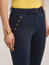 Pantaloni slim in drill di cotone image number 3