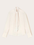 Camicia in georgette con sciarpa image number 4
