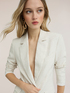 Blazer strutturato in misto lino image number 3