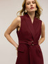 Gilet doppiopetto con cintura image number 3