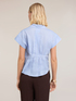 Camicia in lino con pieghe image number 1