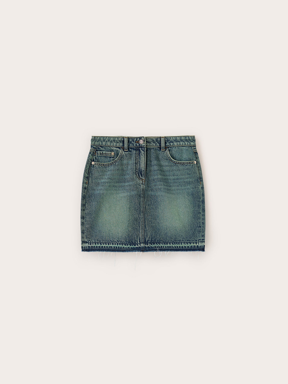 Minigonna in denim