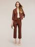 Pantaloni kick flare in cotone tecnico image number 2