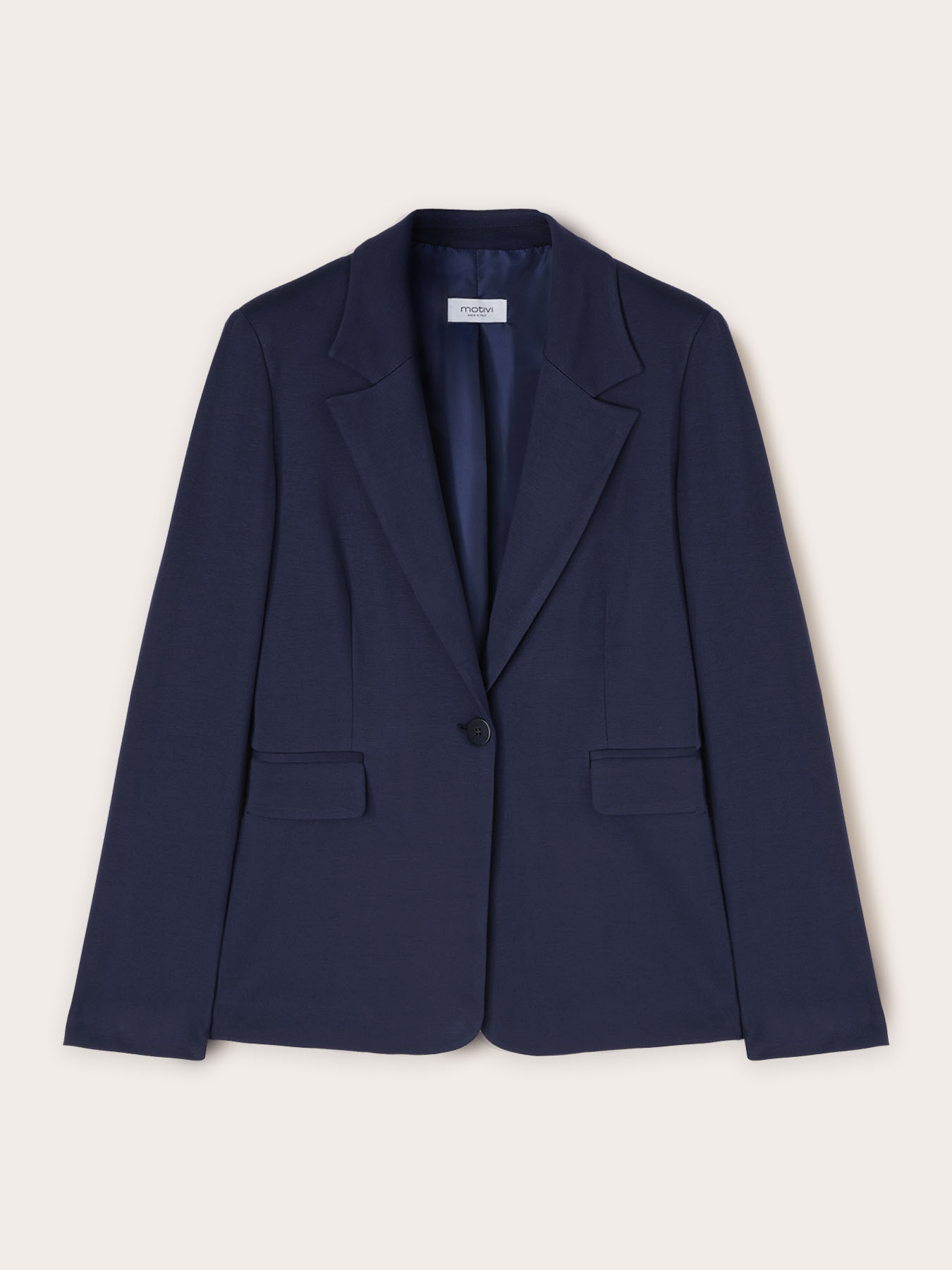 Giacca blazer monopetto in punto milano image number 4
