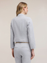Blazer slim in tessuto misto rami&eacute; image number 1