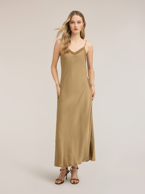 Vestito lungo lingerie in raso
