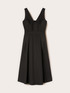 Vestito flare in cotone tecnico image number 4