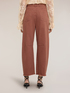 Pantaloni balloon in drill di cotone image number 1